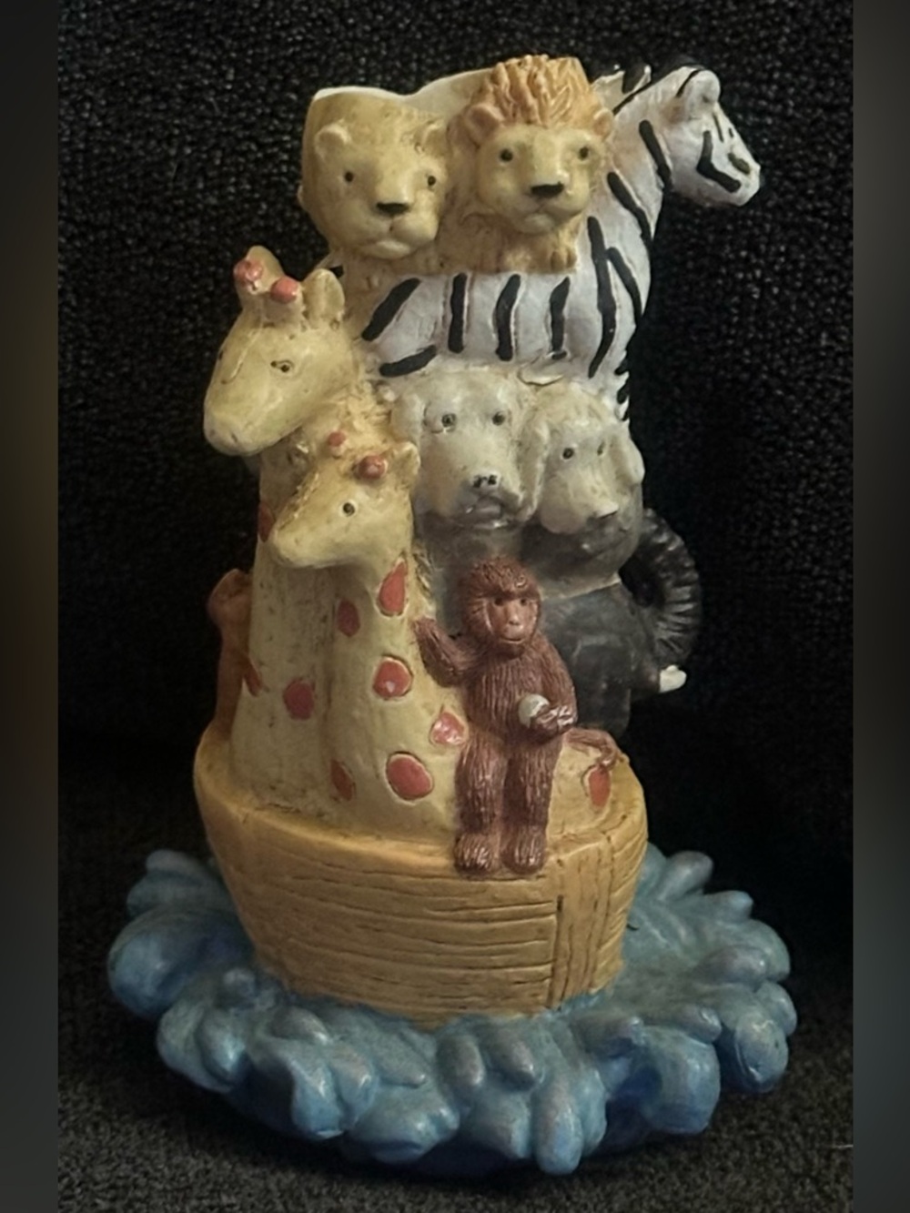 Noah's Ark Candle Stick Holder Animal Figurine - Picture 2 of 7